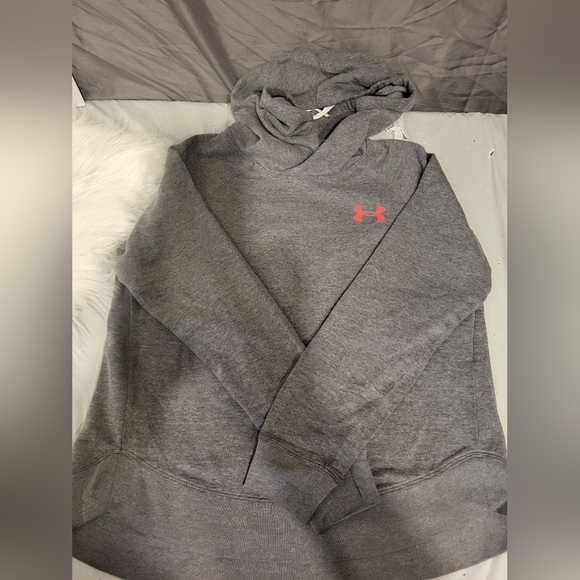 Under Armour Women's Gray Hoodie Sweater, Size Medium - Picture 6 of 6